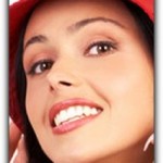 smiling woman in hat